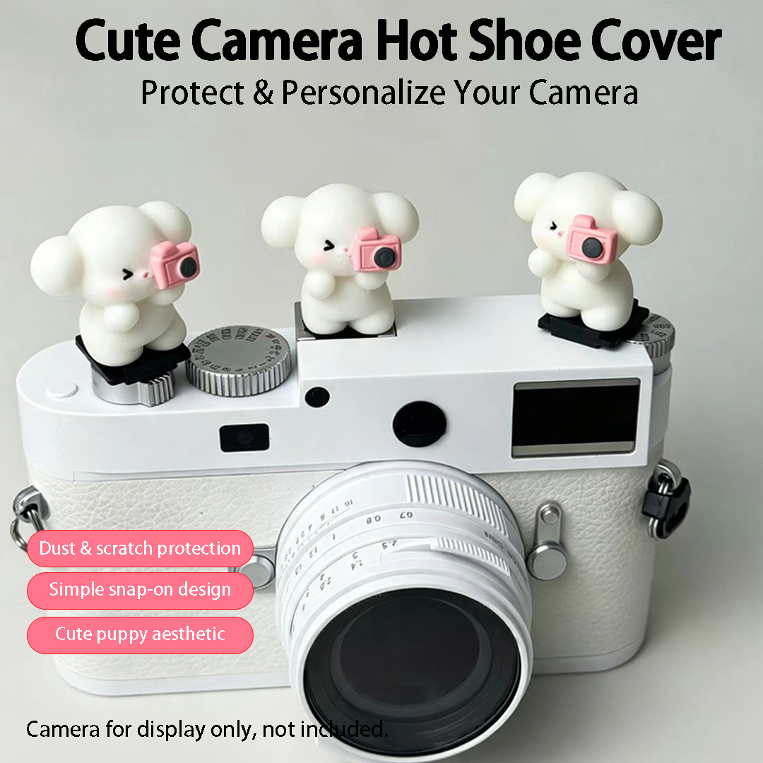 Canon Camera Eos R8 - Leuke 3D Puppy Camera Hot Shoe